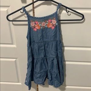 Girls 4T blue jean summer dress